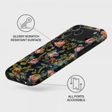 Burga iPhone 17 Pro Max Deksel Tough MagSafe Bloomy Garden