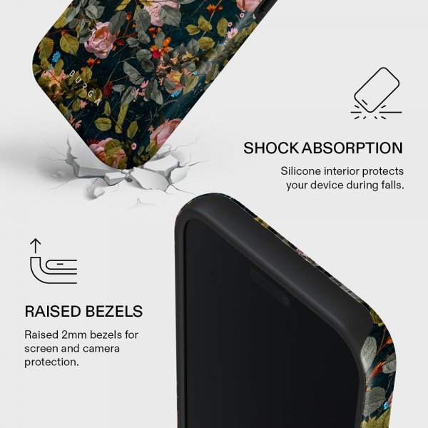 Burga iPhone 17 Pro Max Deksel Tough MagSafe Bloomy Garden