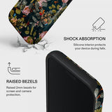 Burga iPhone 17 Pro Deksel Tough MagSafe Bloomy Garden