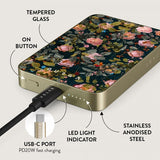 Burga Powerbank MagSafe 5000 mAh Bloomy Garden Gold