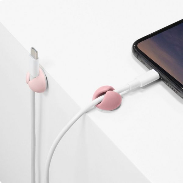 Bluelounge CableDrop Mini Ombre - 9-pakning Rosa
