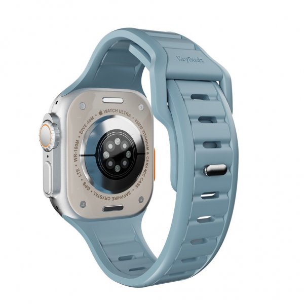KeyBudz Apple Watch 44/45/46mm/Apple Watch Ultra Armbånd Journey Tidal Blue