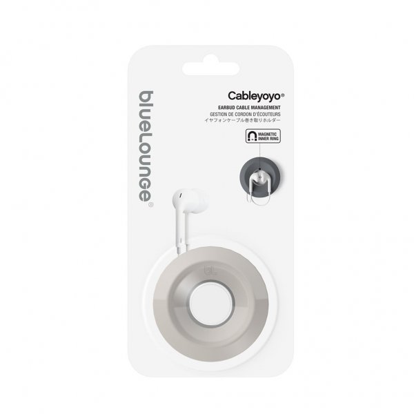 Bluelounge Cableyoyo Hodetelefonholder Lysegrå