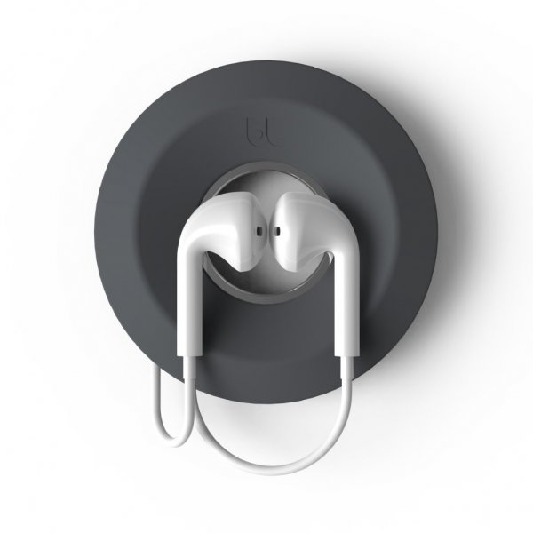 Bluelounge Cableyoyo Hodetelefonholder Mørk Grå