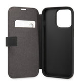 BMW iPhone 13 Pro Etui Tricolor Carbon Effect Svart