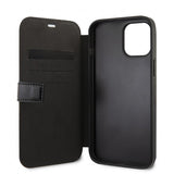 BMW iPhone 13 Etui Tricolor Carbon Effect Svart
