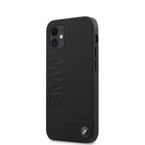 BMW iPhone 12 Mini Deksel Logo Gravert Svart