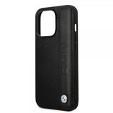 BMW iPhone 14 Pro Max Deksel Big Logo Stripe Svart