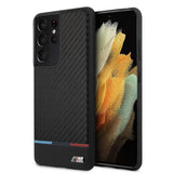 BMW Samsung Galaxy S21 Ultra Deksel Dynamic Carbon Svart