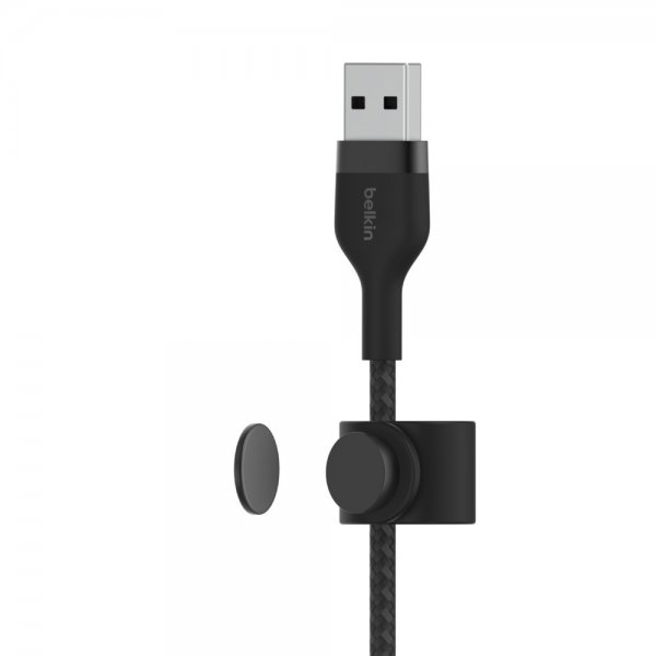 Belkin BOOST CHARGE USB-A to LTG_Braided Silicon 1m Black