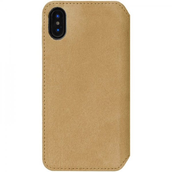 Krusell iPhone Xs Max Etui Broby Cognac
