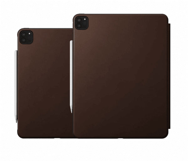 Nomad iPad Pro 12.9 (gen 4/5/6) Etui Modern Leather Folio Rustic Brown