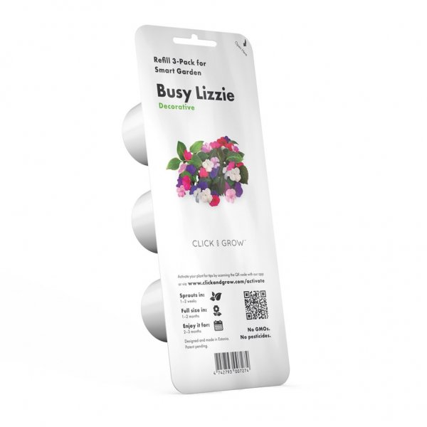 Click and Grow Smart Garden Tilfyllingspakke 3-pakning - Flitiga Lisa