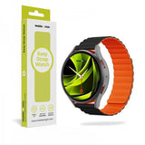 Mobile Origin Samsung Galaxy Watch 20mm Armbånd Easy Strap Svart Oransje