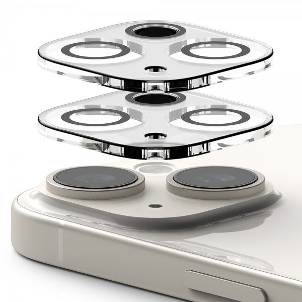 Ringke iPhone 15/iPhone 15 Plus Kamerabeskytter Camera Protector Glass 2-pakning