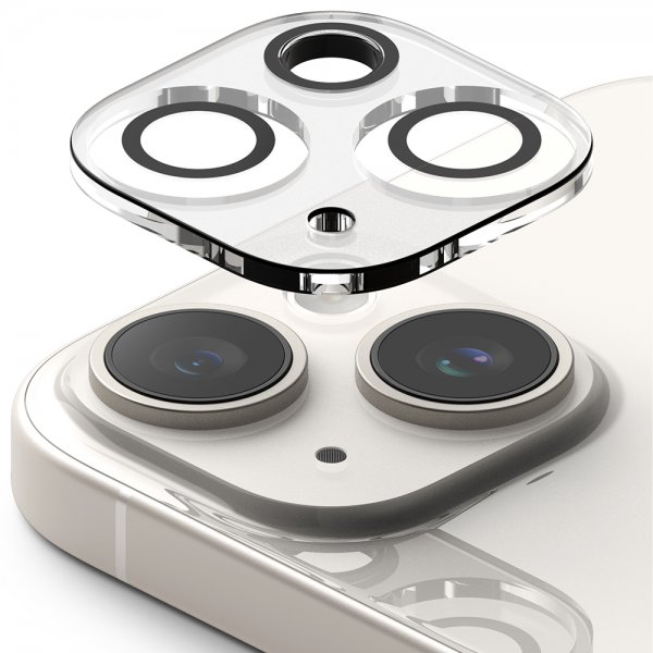 Ringke iPhone 15/iPhone 15 Plus Kamerabeskytter Camera Protector Glass 2-pakning
