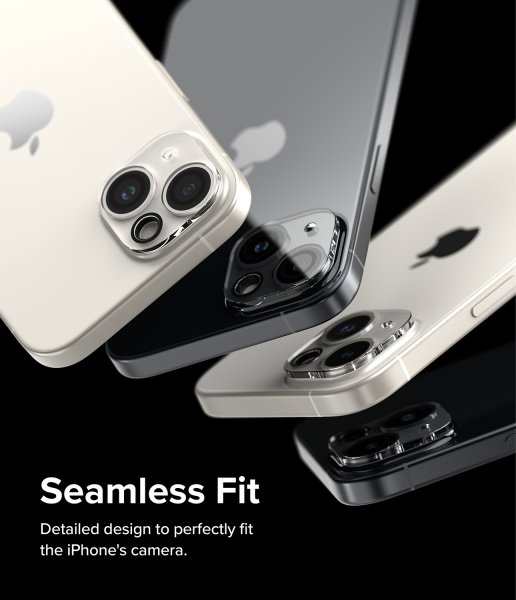 Ringke iPhone 15/iPhone 15 Plus Kamerabeskytter Camera Protector Glass 2-pakning