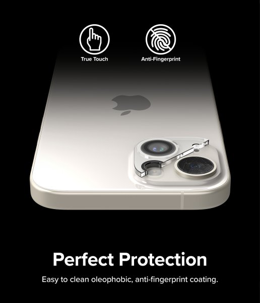 Ringke iPhone 15/iPhone 15 Plus Kamerabeskytter Camera Protector Glass 2-pakning