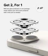 Ringke iPhone 15/iPhone 15 Plus Kamerabeskytter Camera Protector Glass 2-pakning