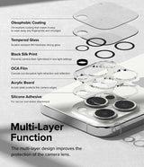 Ringke iPhone 15 Pro Kamerabeskytter Camera Protector Glass 2-pakning
