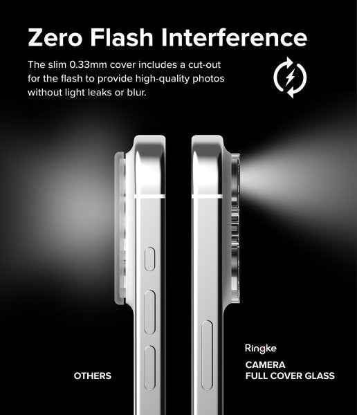 Ringke iPhone 15 Pro Kamerabeskytter Camera Protector Glass 2-pakning