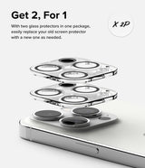 Ringke iPhone 15 Pro Kamerabeskytter Camera Protector Glass 2-pakning