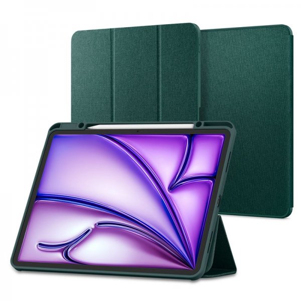Spigen iPad Pro 13 (M4/M5) Etui Urban Fit Midnight Green