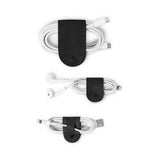 Twelve South CableSnap Kabelholder Ekte Skinn Svart