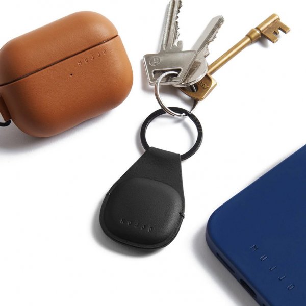 Mujjo Apple AirTag Holder Canopy Svart