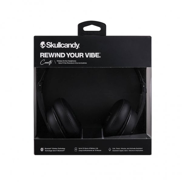 Skullcandy Cassette Hodetelefoner On-Ear Svart