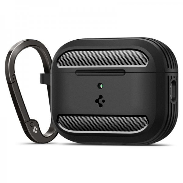 Spigen AirPods Pro 3 Deksel Rugged Armor Matte Black