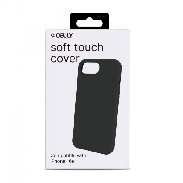 Celly iPhone 16e/17e Deksel CROMO Svart