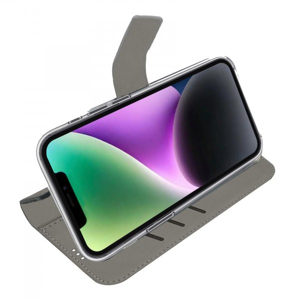 Celly iPhone 16e/17e Etui Wally Wallet Case Svart