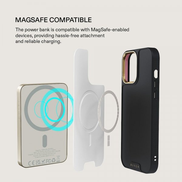 Burga Powerbank MagSafe 5000 mAh Celestial Gull