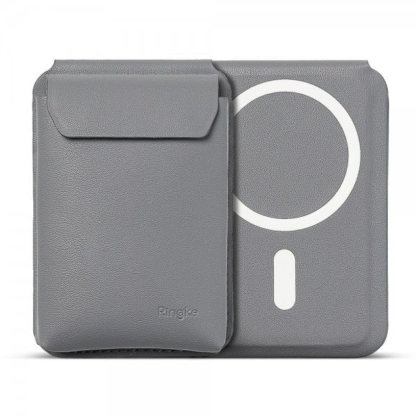Ringke Kortholder Stand Pocket Magnetic MagSafe Light Gray