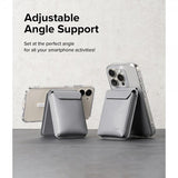 Ringke Kortholder Stand Pocket Magnetic MagSafe Light Gray