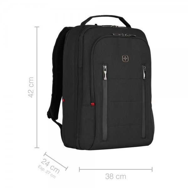 Wenger City Traveler Carry-On 16" Dataryggsekk Svart