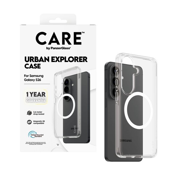 CARE by PanzerGlass Samsung Galaxy S26 Deksel Urban Explorer MagSafe Transparent