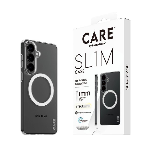 CARE by PanzerGlass Samsung Galaxy S26 Plus Deksel SL1M Transparent
