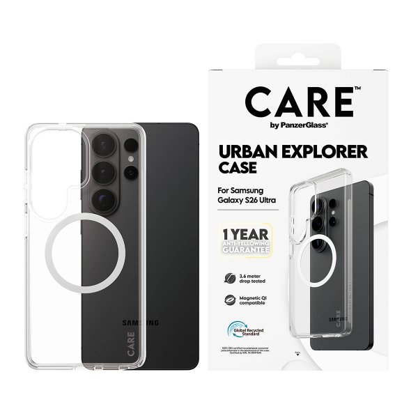 CARE by PanzerGlass Samsung Galaxy S26 Ultra Deksel Urban Explorer MagSafe Transparent