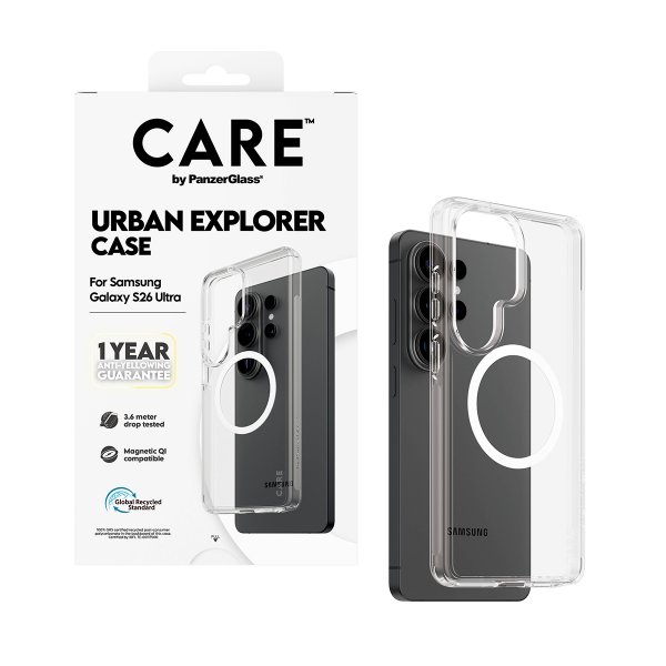 CARE by PanzerGlass Samsung Galaxy S26 Ultra Deksel Urban Explorer MagSafe Transparent