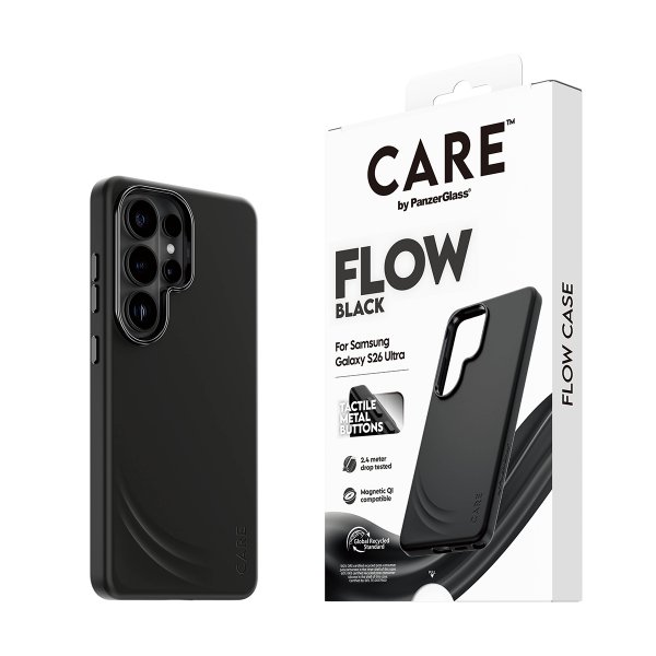 CARE by PanzerGlass Samsung Galaxy S26 Ultra Deksel Flow MagSafe Svart