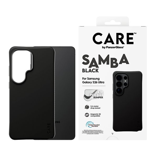 CARE by PanzerGlass Samsung Galaxy S26 Ultra Deksel Samba MagSafe Svart