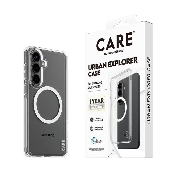 CARE by PanzerGlass Samsung Galaxy S26 Plus Deksel Urban Explorer MagSafe Transparent