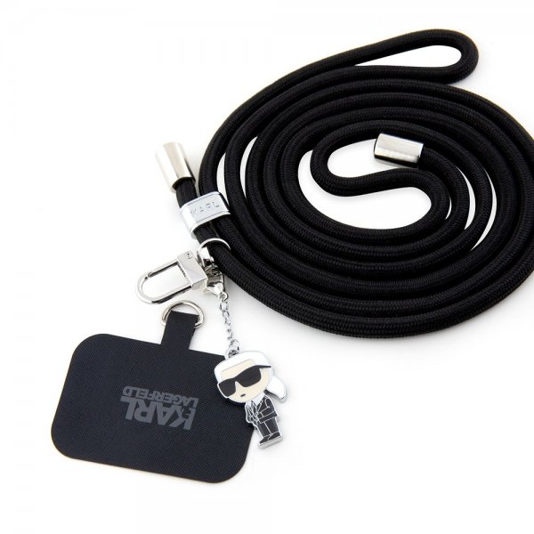 Karl Lagerfeld Crossbody Strap Svart