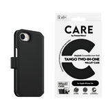 CARE by PanzerGlass iPhone 16e/17e Etui Tango Two-in-One Wallet MagSafe Svart