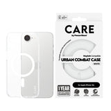 CARE by PanzerGlass iPhone 16e/17e Deksel Urban Combat MagSafe Hvit