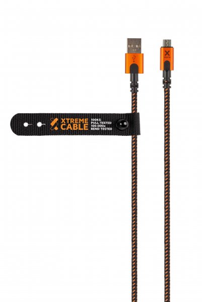 Xtorm Xtreme USB-A to Micro USB Cable 1.5m Svart Oransje