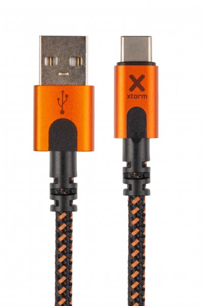 Xtorm Xtreme USB-A to USB-C Cable 1.5m Svart Oransje