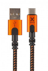 Xtorm Xtreme USB-A to USB-C Cable 1.5m Svart Oransje